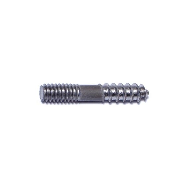 1/4 in Thread to 1/4"-20 Thread, 100 PK Steel, Plain Finish